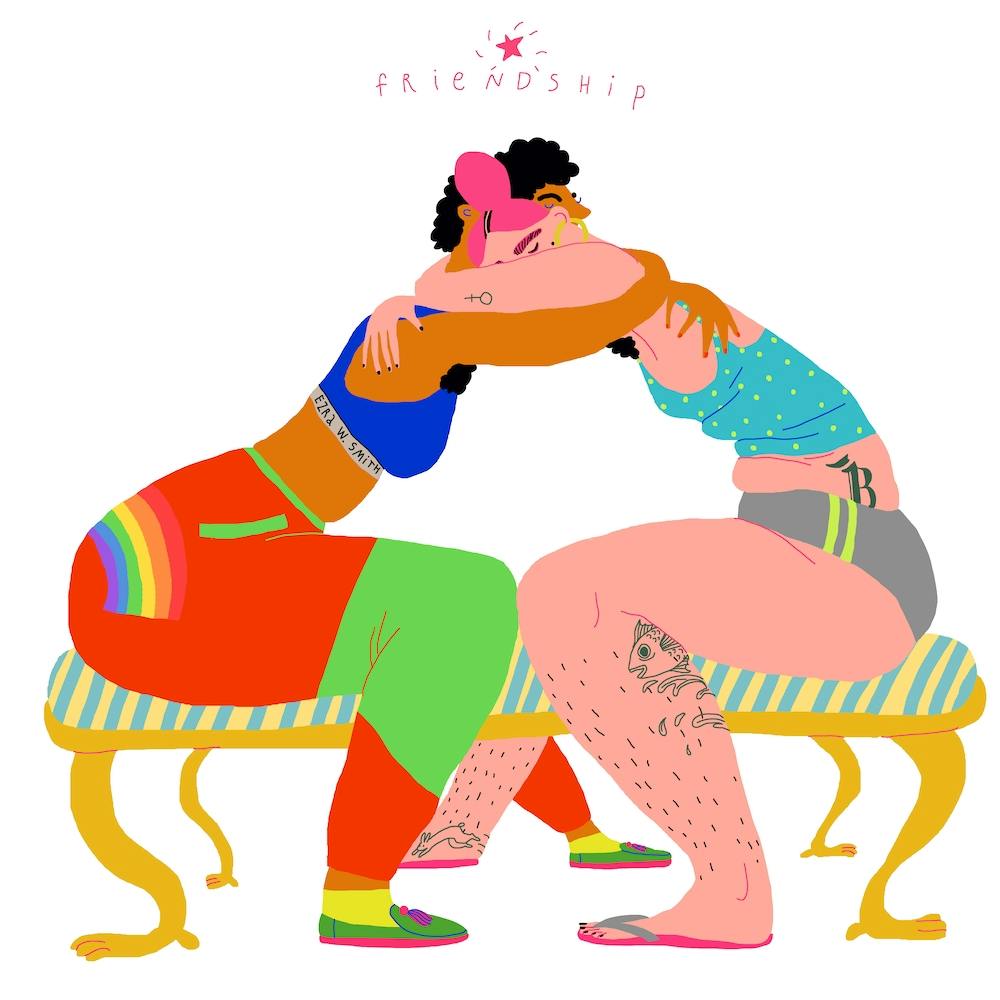 Friendship Hug Square