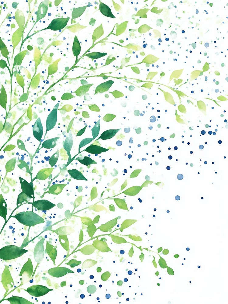 Watercolor Leaves 36