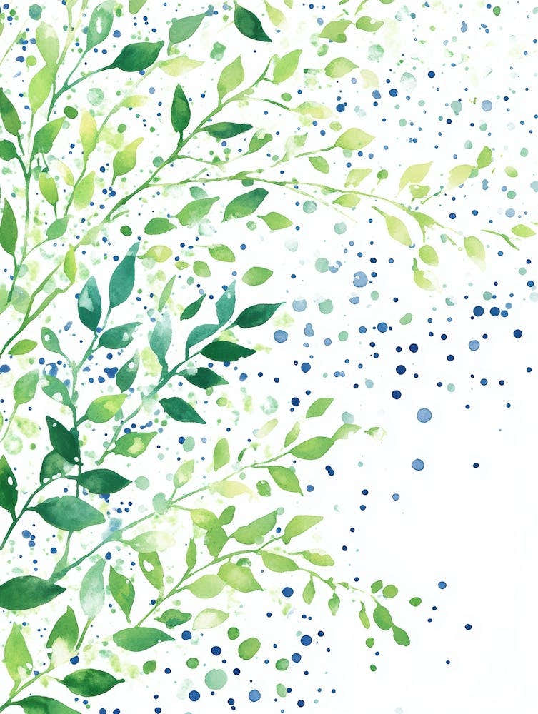 Watercolor Leaves 36