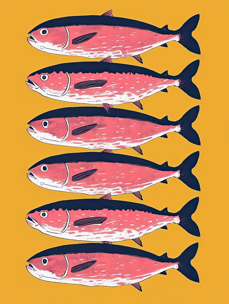 The Flow Of Life Fish Poster