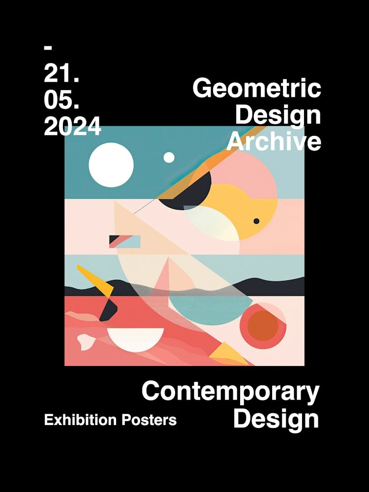 Geometric Design Archive Poster 22