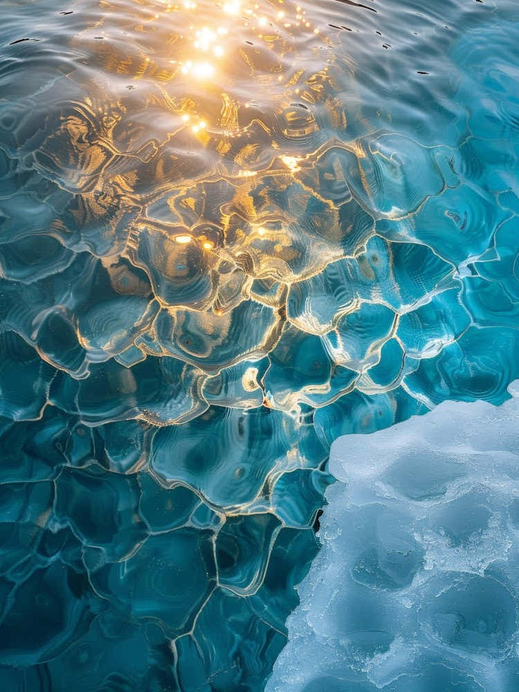 Icebergs In The Water 1