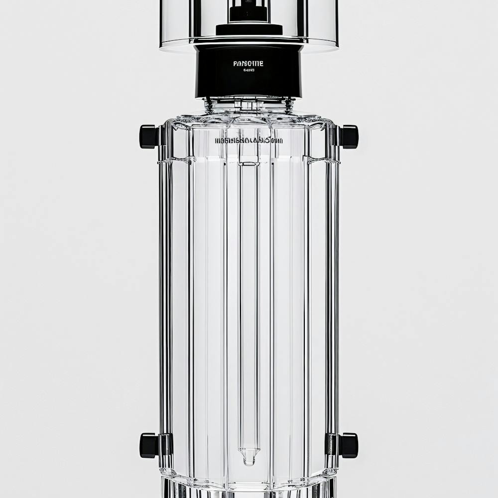 Clear Glass Perfume Bottle