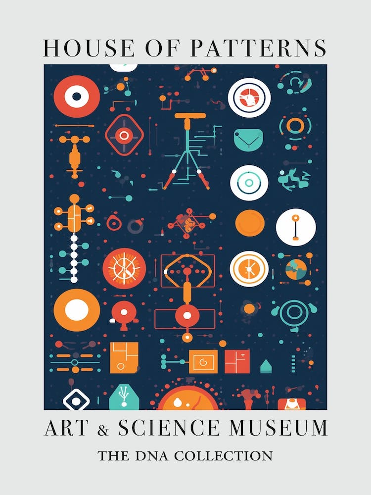 Dna Art Abstract Illustration 6 House Of Patterns