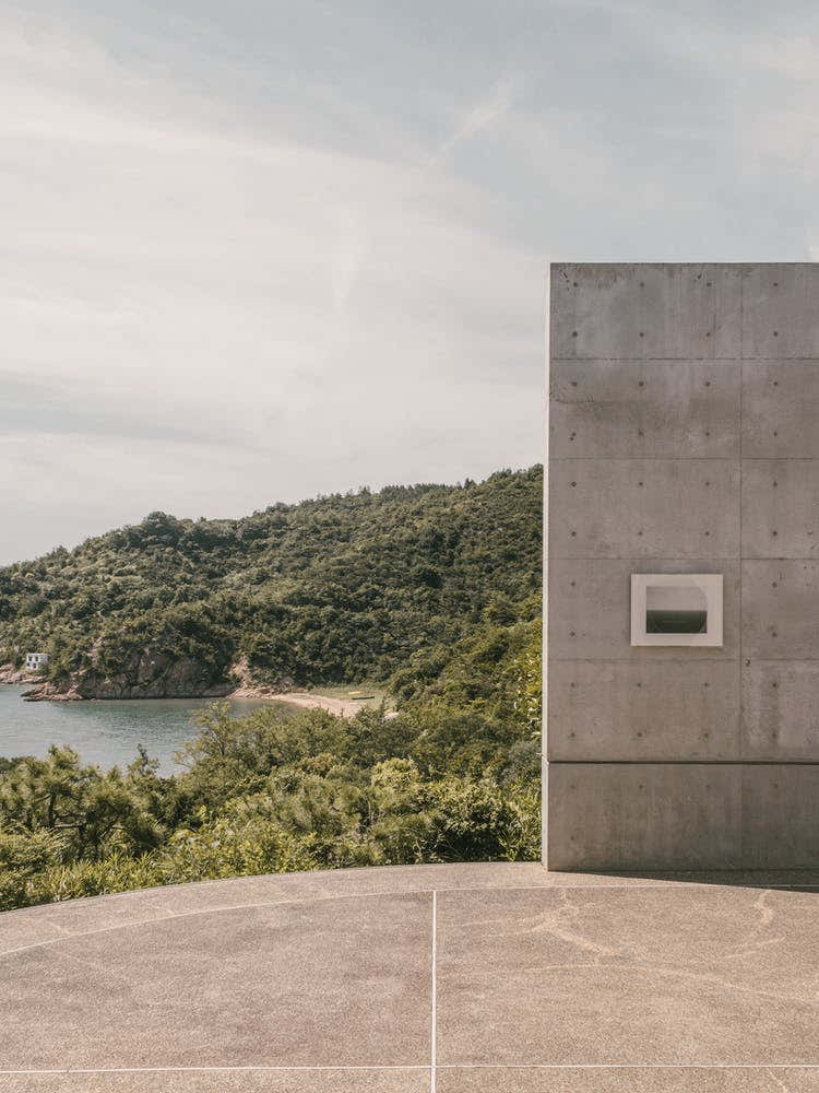 Naoschima Tadao Ando wall