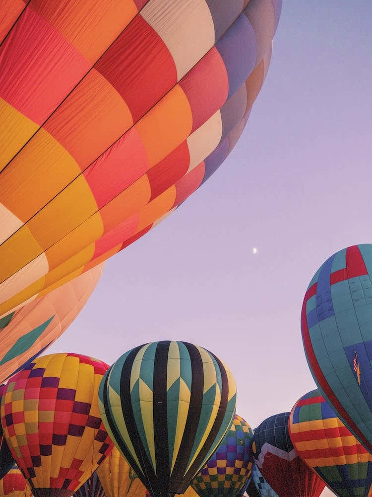 Hot Air Balloon Sunset