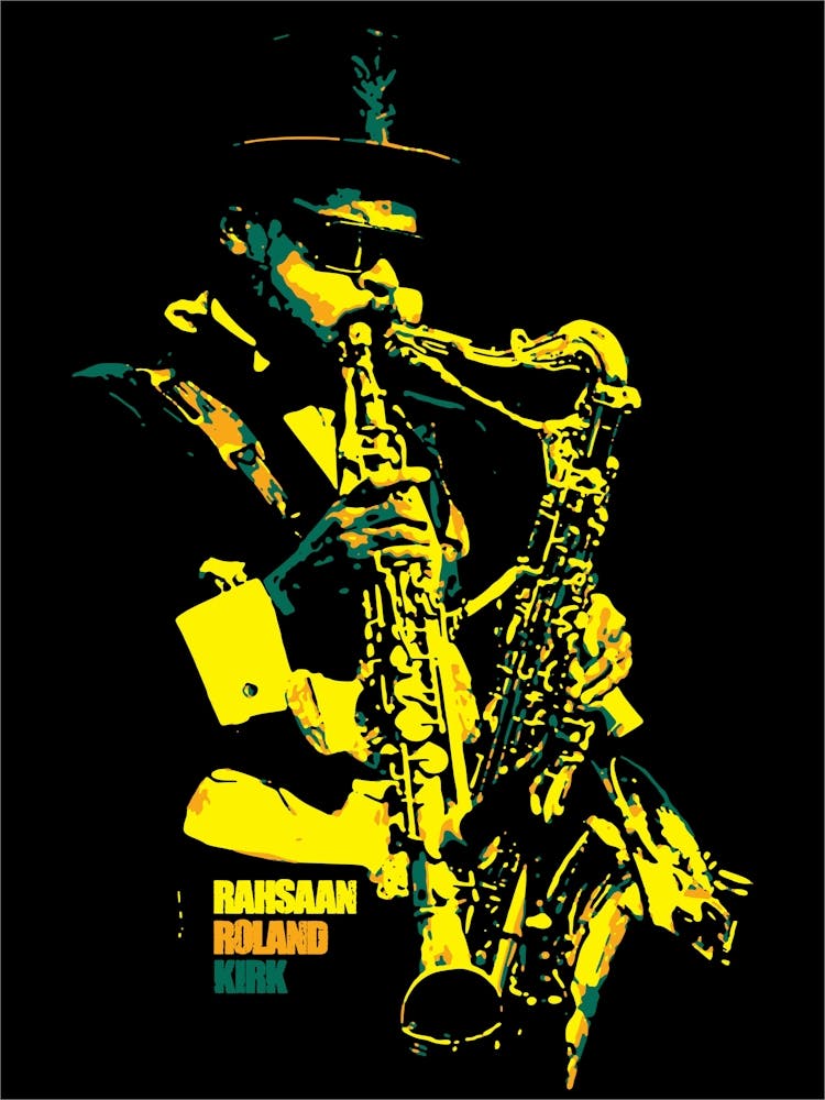 Rahsaan Roland Kirk American Jazz multi-Instrumentalist 2