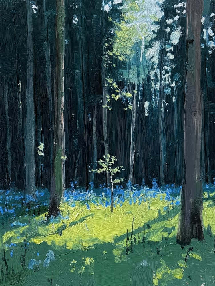 Bluebells In The Woods