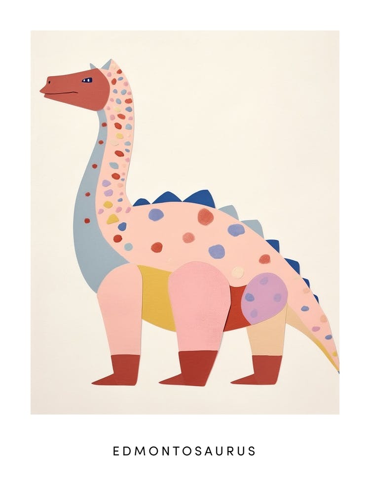 Nursery Dinosaur Art Edmontosaurus 1 Poster