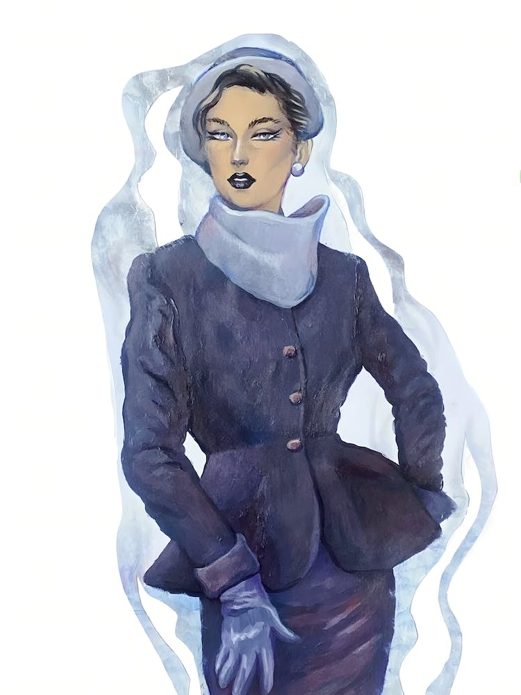 Woman In A Coat