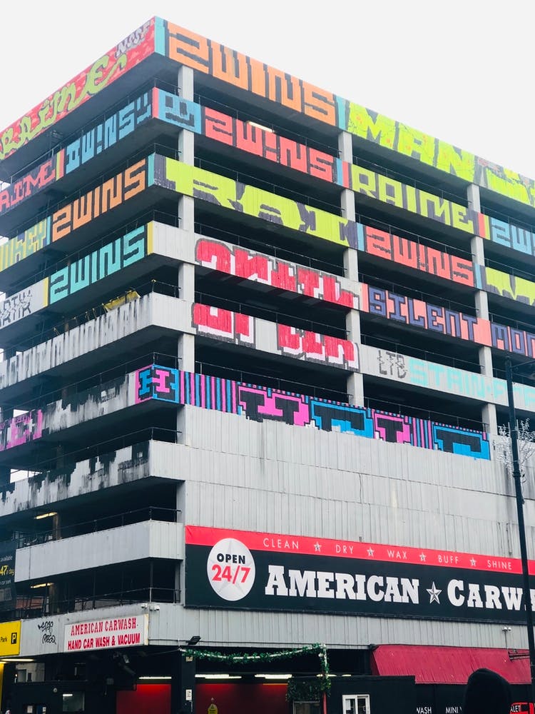 Graffitied Multistory