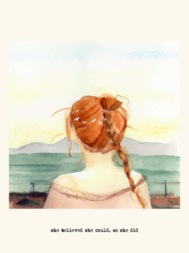 She Believed She Could, So She Did Braided Girl