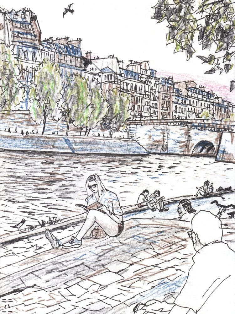 Seine River In August