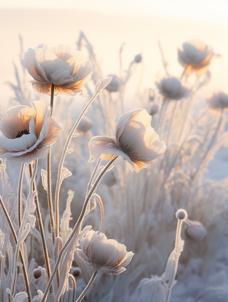 Frosty Botanical Poppy 5
