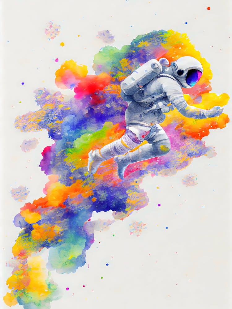 Astronaut In Space 1