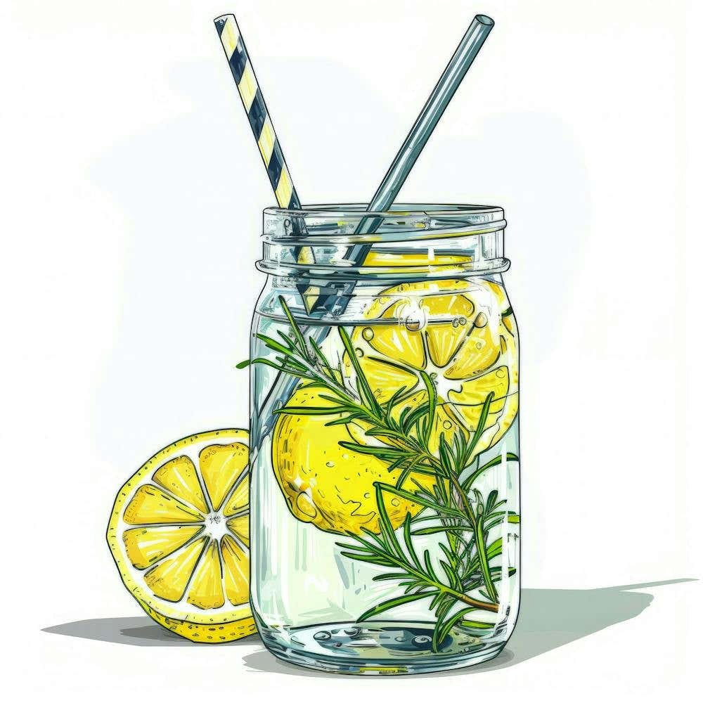 Lemonade In A Mason Jar