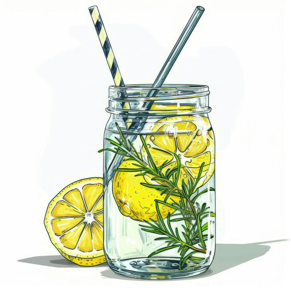 Lemonade In A Mason Jar
