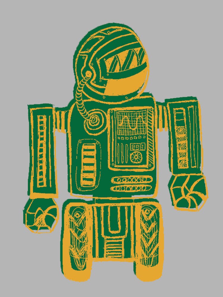 Retro Space Robot 2