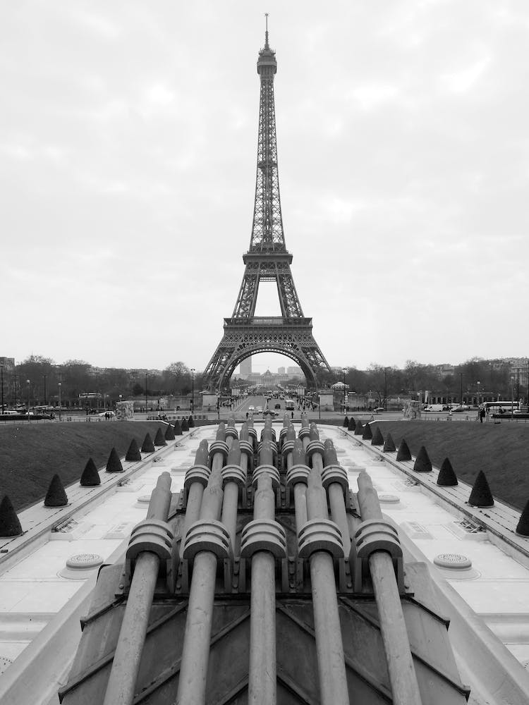 Black And White Paris Eiffel Tower