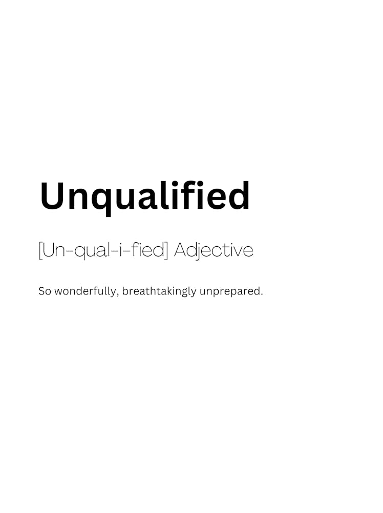 Unqualified Definition Meaning