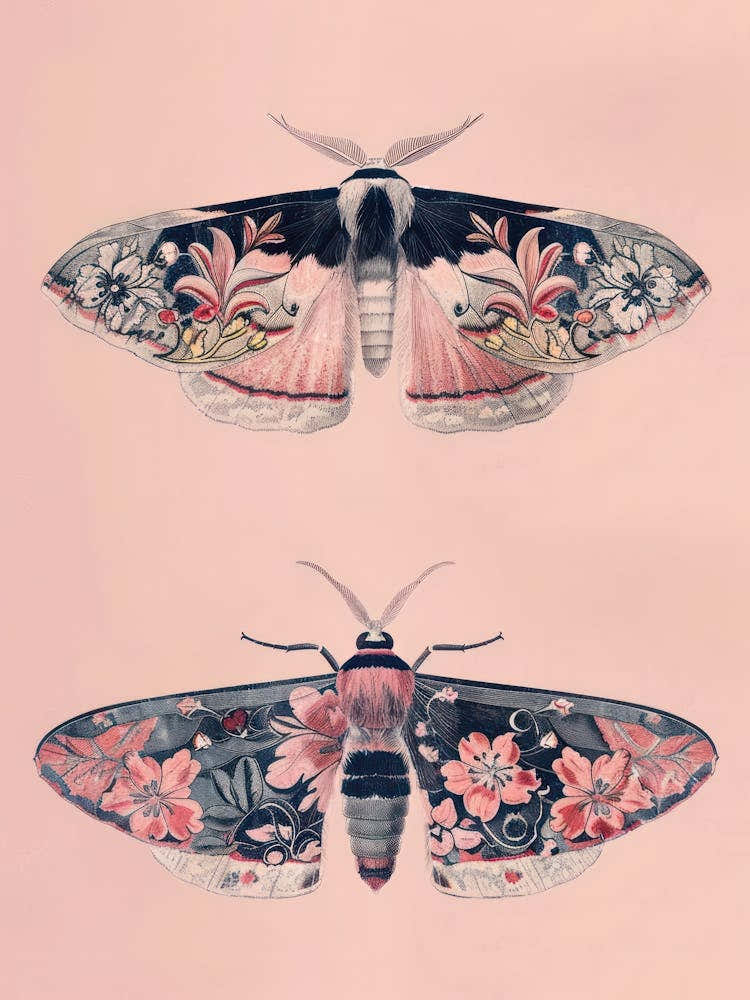 Radiant Butterflies William Morris Style 7