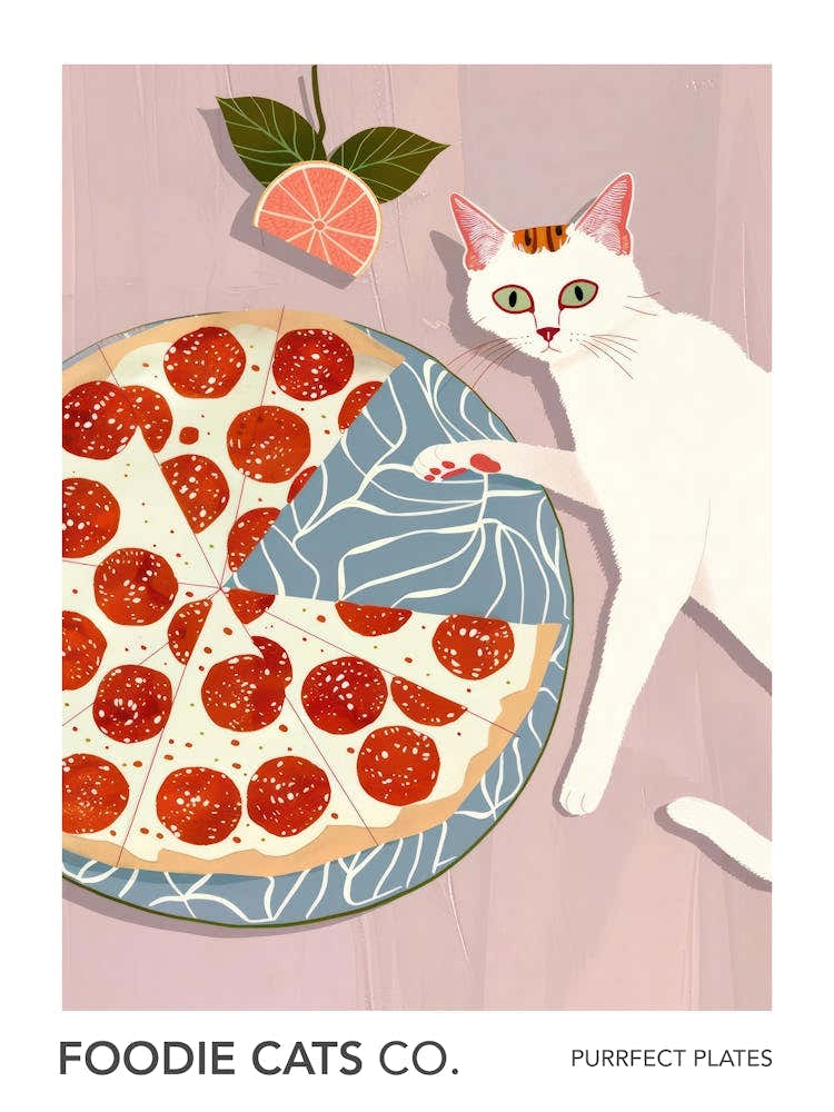 Foodie Cats Co Cat And Pizza 4