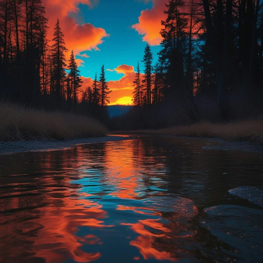 Sunset In Yosemite