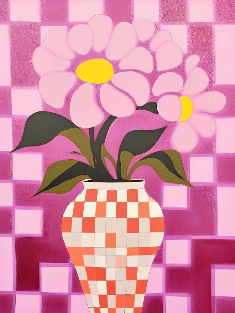 Pansies Flower Vase 7