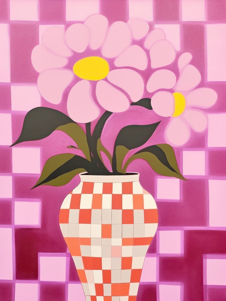 Pansies Flower Vase 7