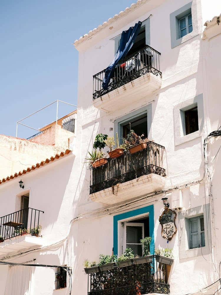 Houses in Eivissa // Ibiza Travel Photography