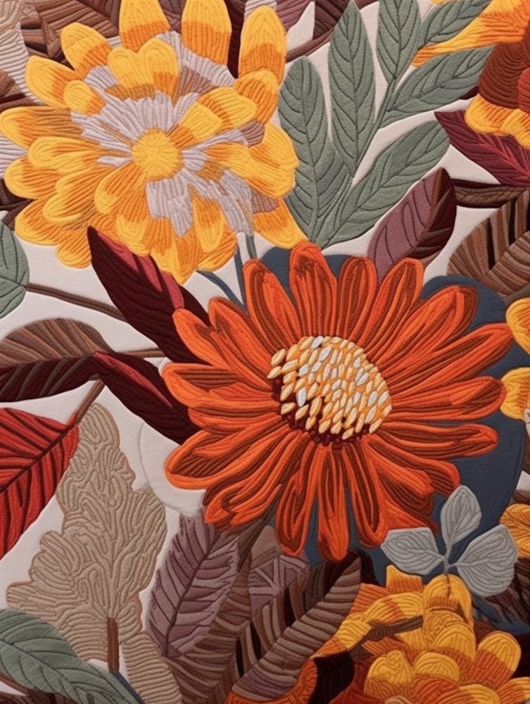 Fall Botanicals Zinnia 2