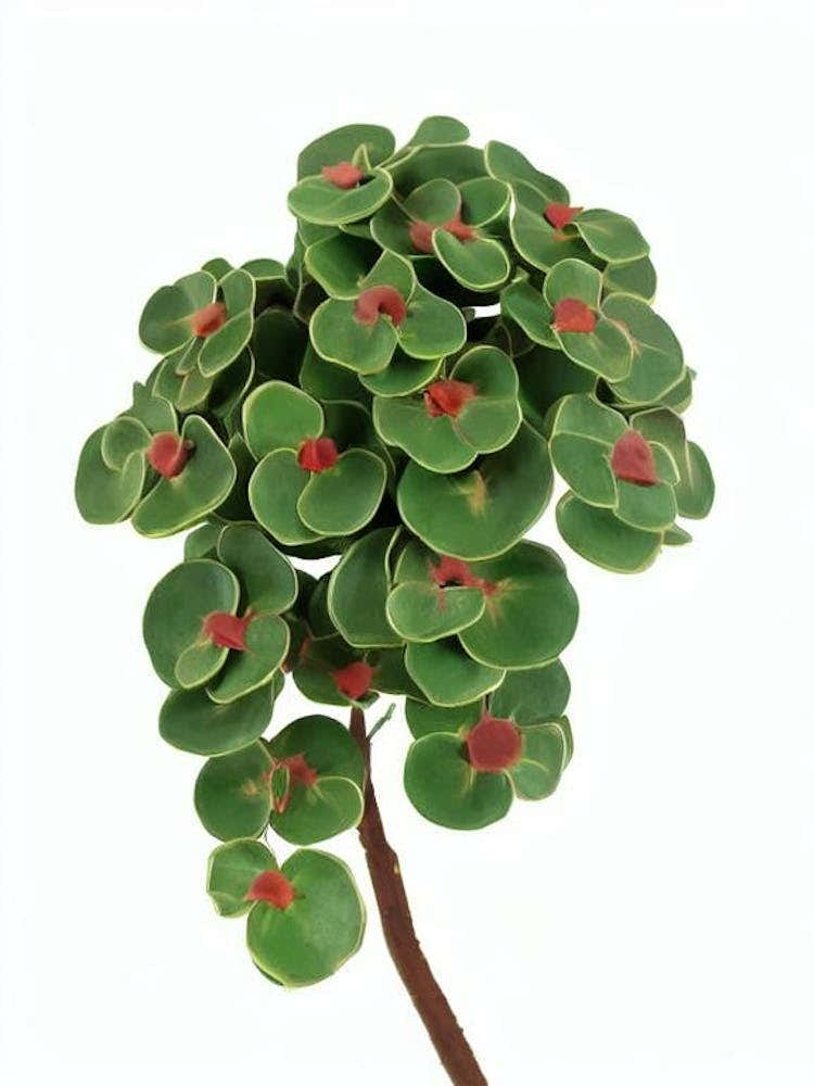 Poinsettia Care (Euphorbia Pulcherrima) Watercolor