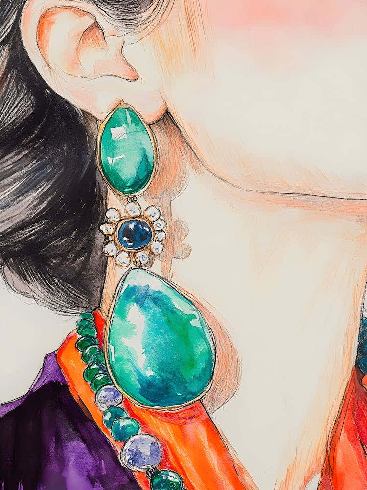 Emerald Earrings