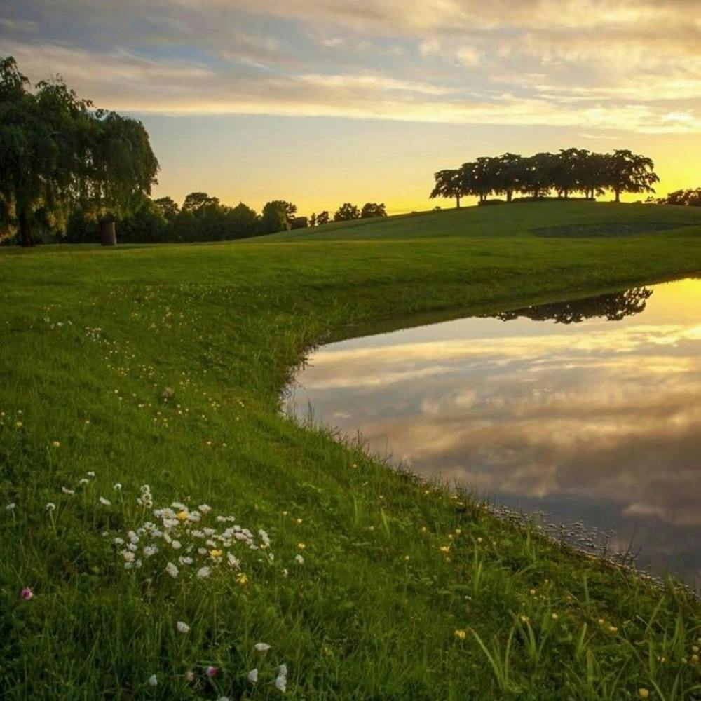 Sunset At The Golf Course