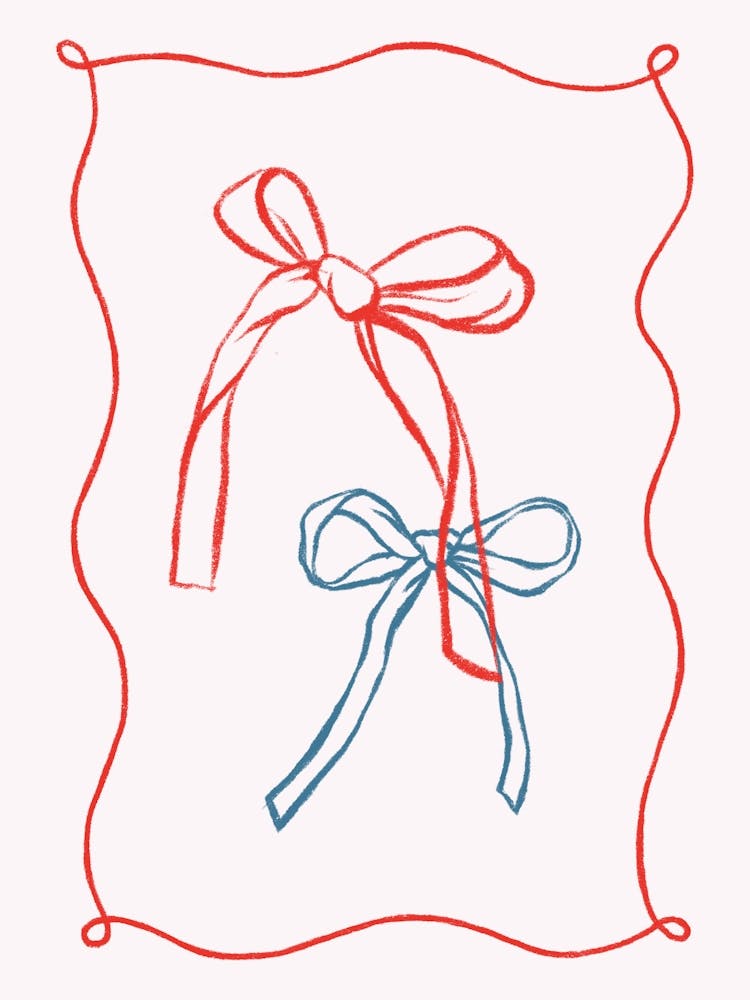 Coquette Whimsy Bows with Frame