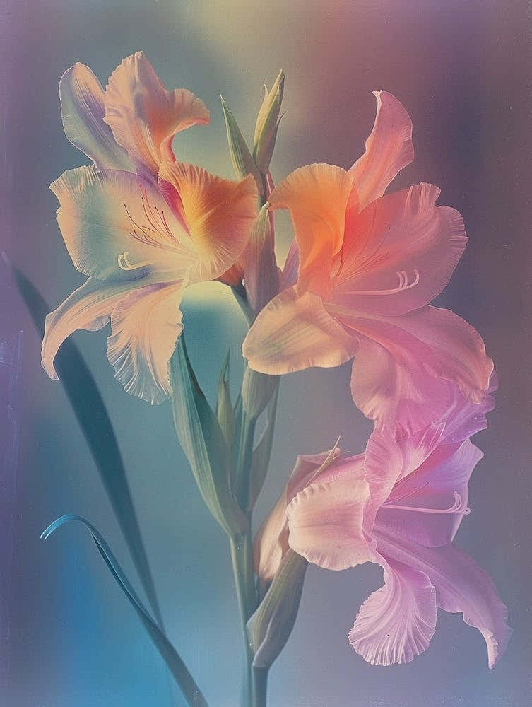 Iridescent Flower Gladiolus 1