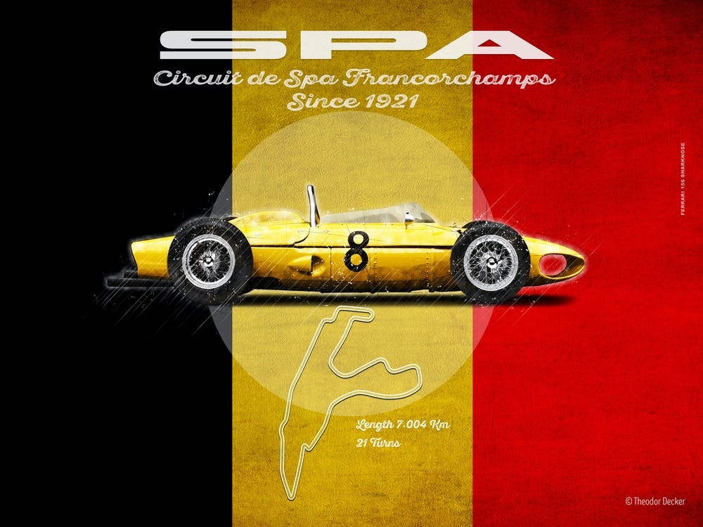 Spa Ferrari 156 Landscape