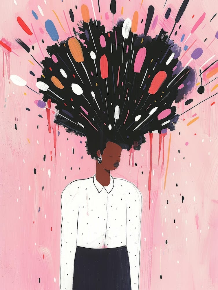 Woman With Afro 3