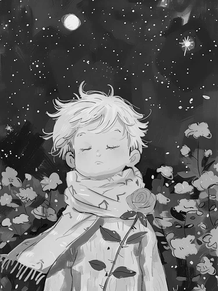 Black And White Drawing