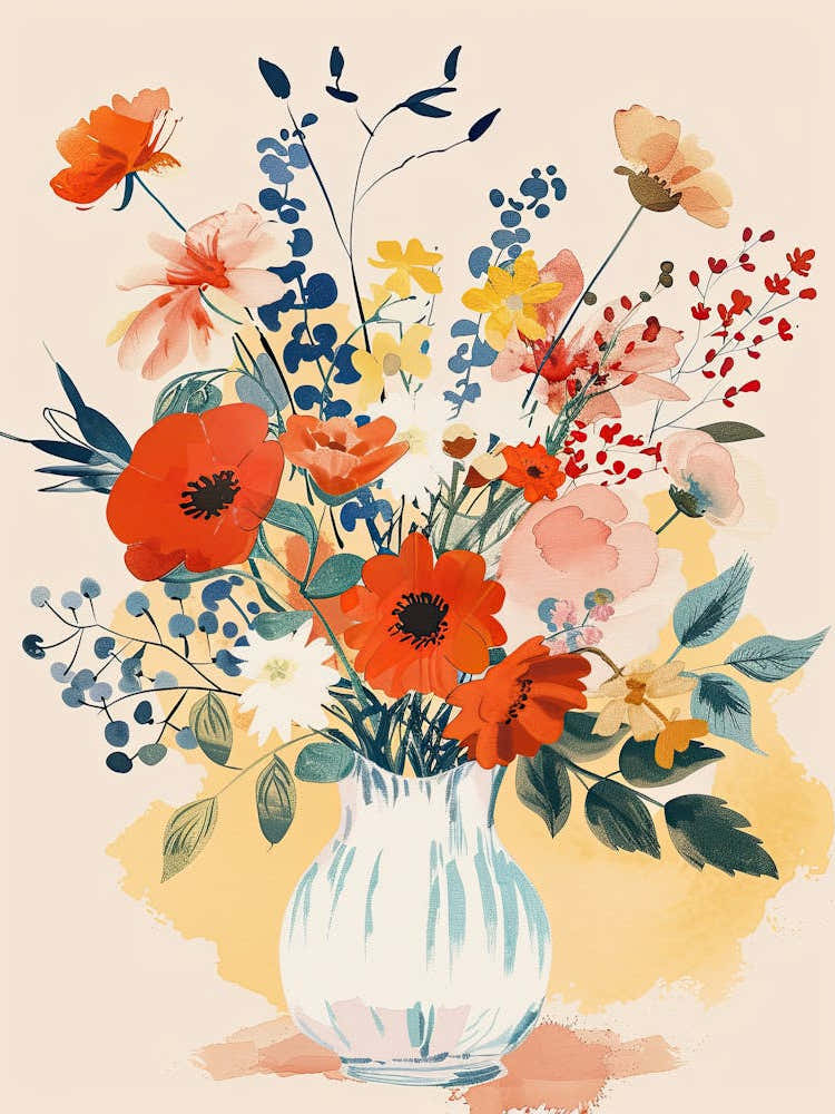 Stellar Ascent Mid Century Style