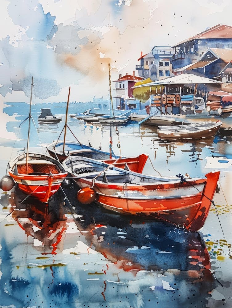 Boats In The Harbor 10