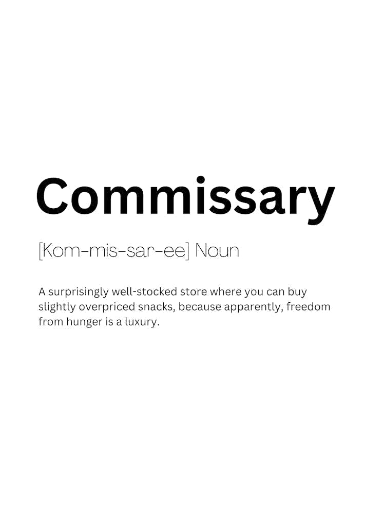 Commissary Definition Meaning