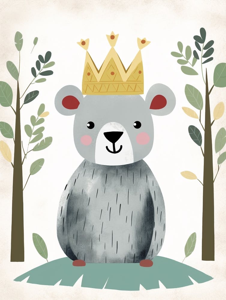 Little Koala 5 Wearing A Crown