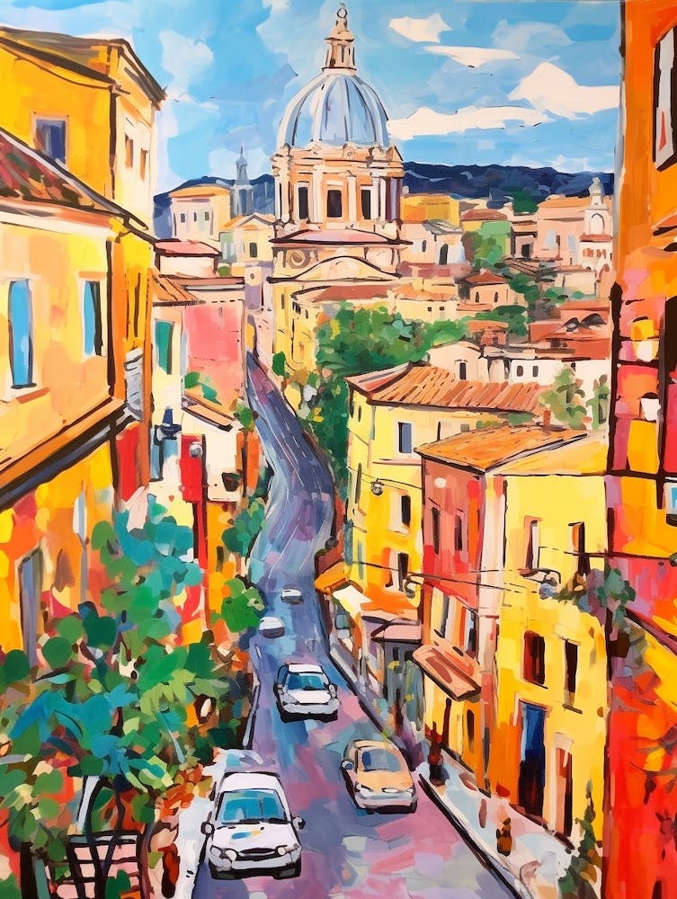 Rome Italy 3 Fauvist Painting