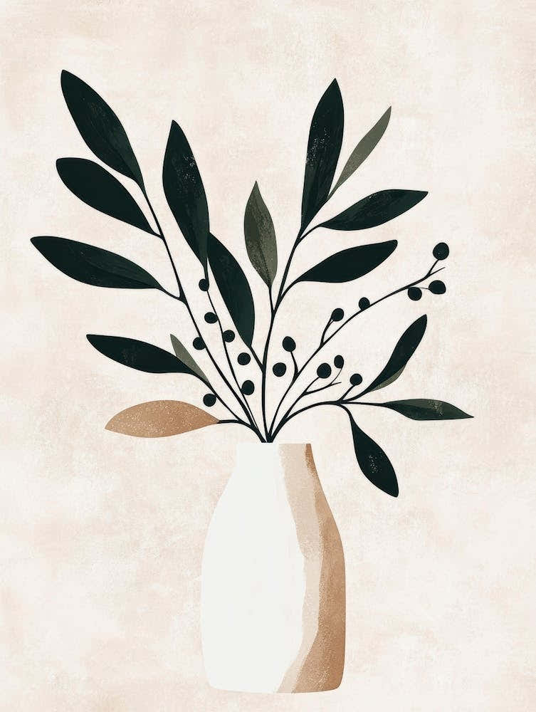 Floral Arrangement In A Vase 7