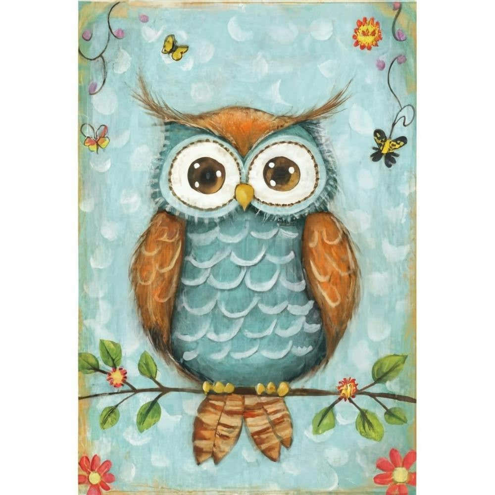 Whimsical Owl Dreamland Print Art