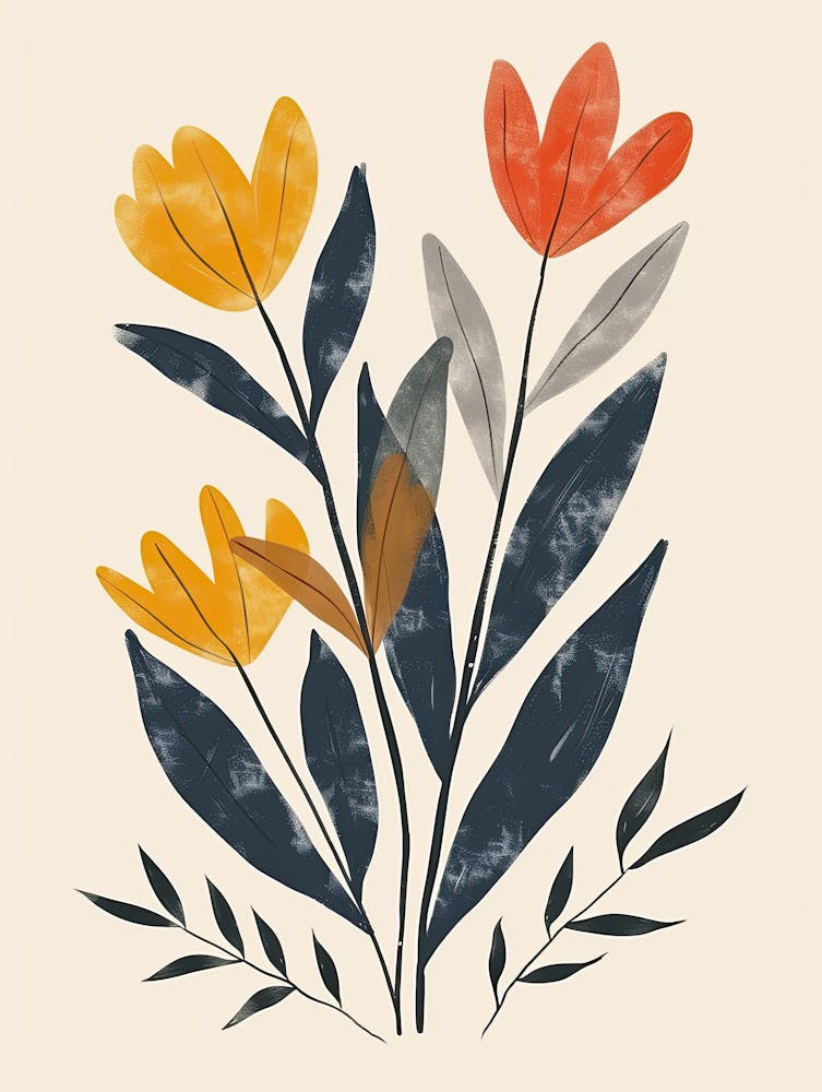 Pastel Orbit Mid Century Style