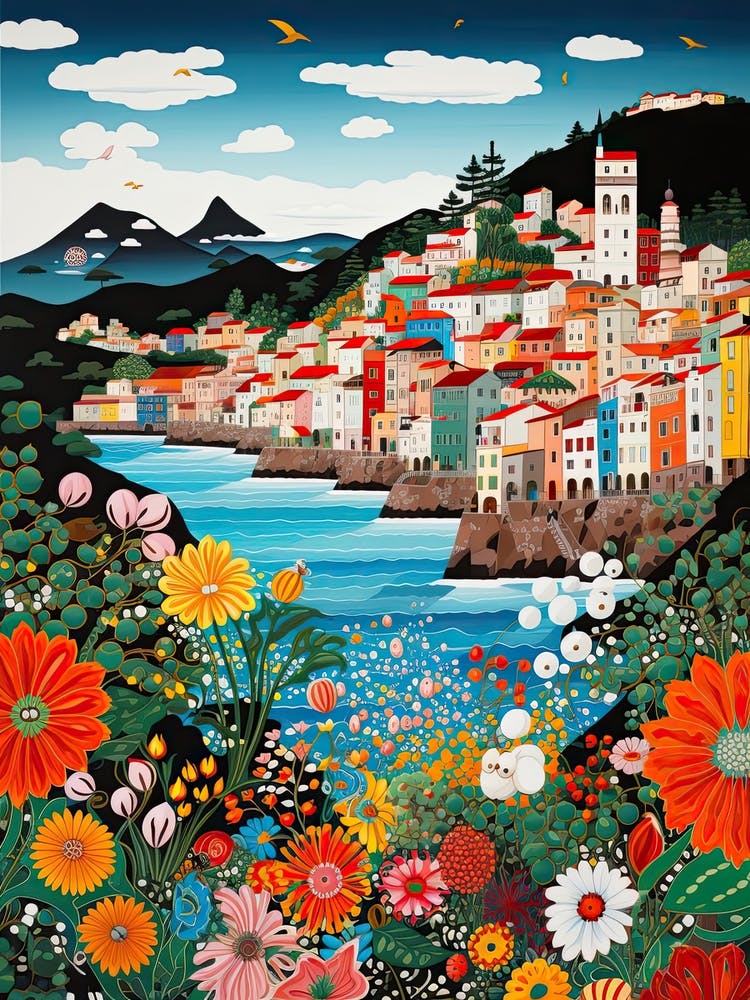 Lerici, Italy, Illustration In The Style Of Pop Art 3