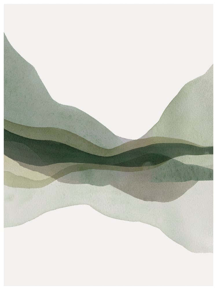 Green  Mountain Print