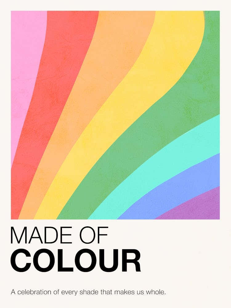 MADE OF COLOUR • Pride Swatch Rainbow Art